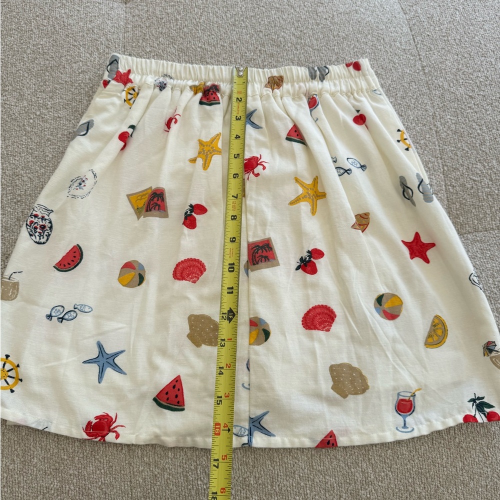 Midnight Sky Summer Print Mini Skirt – Size S - Picture 8 of 8